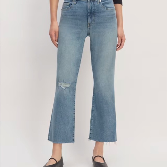 NWT Everlane Kick Flair Crop Jean size 30 - Picture 2 of 5
